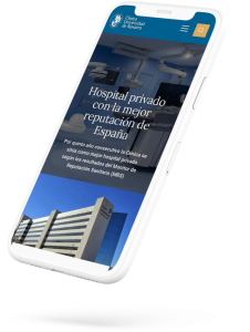 rediseño de la web de Clinica Universidad de Navarra