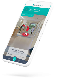 Diseño del nuevo servicio de Quirónsalud. ScrollUp