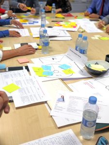 Sesión de ideación con el equipo de Quirónsalud en Madrid. Legridd